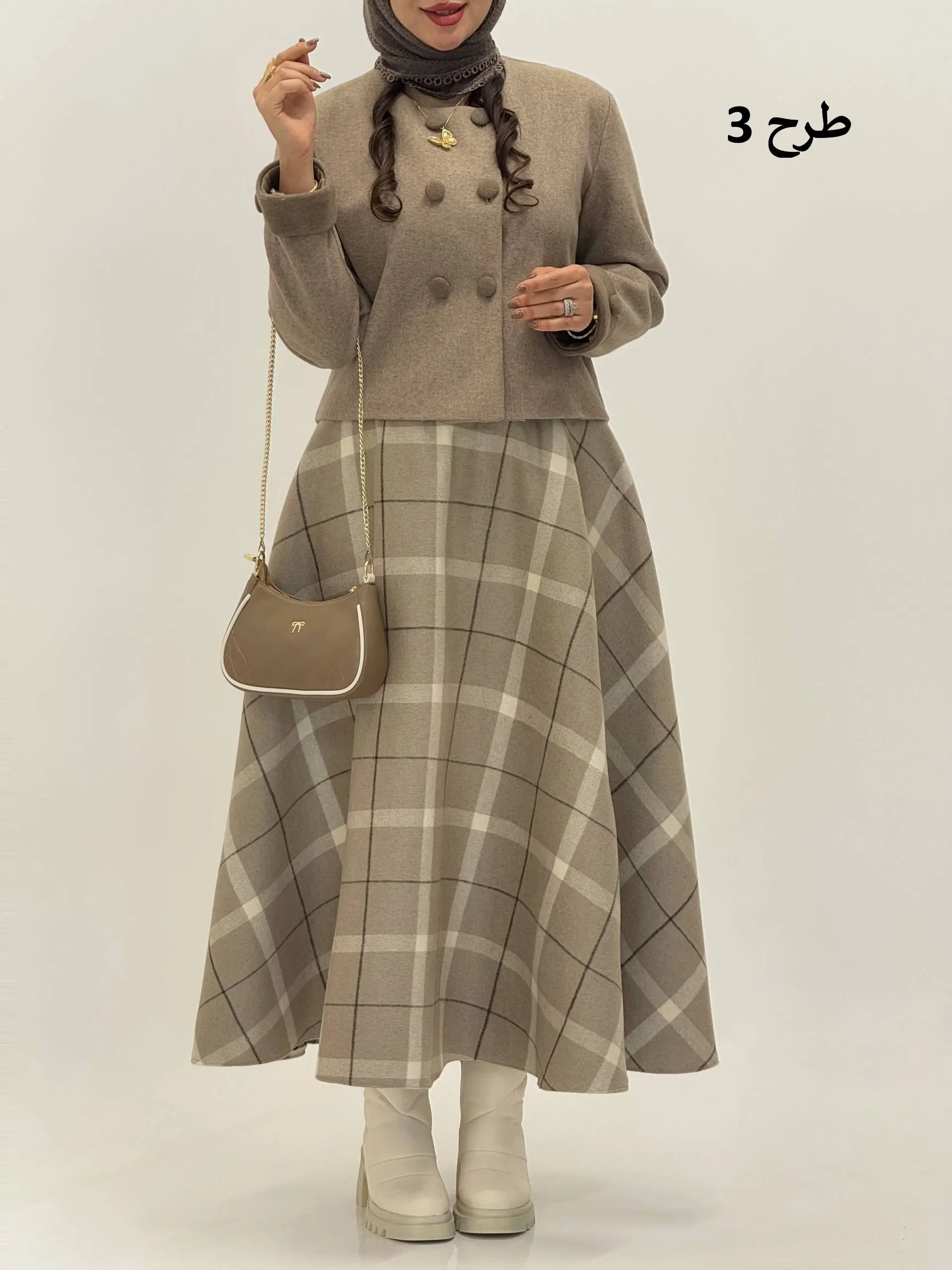 3670-کت و دامن پاییزه آبان